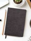Allison NS- A5 Notebook: Soft bound & Vegan Leather - Grey