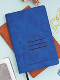 Graham - A5 Notebook: Hardbound with Faux Leather- Blue