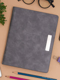 Kent - A5 Refillable Pu Leather Organizer - Grey