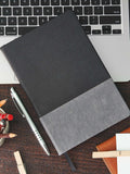 Bewick - A5 Notebook: Hardbound with Faux Leather - Grey