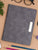 Kent A5 Executive PU Leather Hardbound Organizer Notebook - Grey