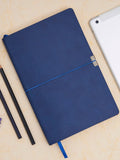 Windsor NS - A5 Notebook: Softbound & Vegan Leather - Blue