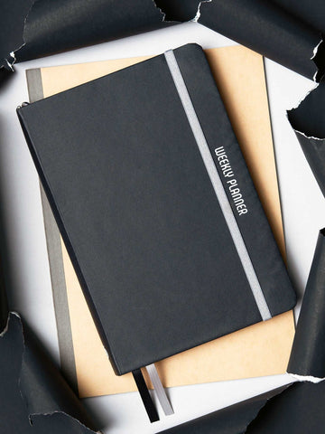 Organise- It Hardbound A5 Weekly Planner - Black