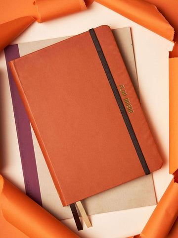 Organise- It Hardbound A5 Weekly Planner - Rust