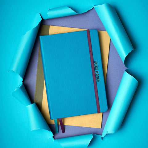 Organise- It Hardbound A5 Weekly Planner - Turquoise