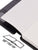 Primo Refillable Slip Jacket Organizer with A5 Notebook - Grey + Black