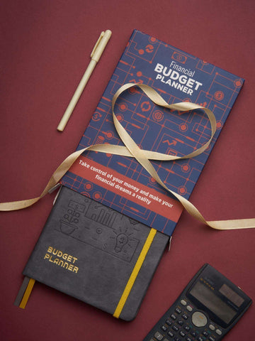 Vegan Leather Financial Planner: A5 Undated - Wealth Wizard