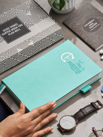 Vegan Leather Productivity Planner Kit: A5 (Ticking Time)